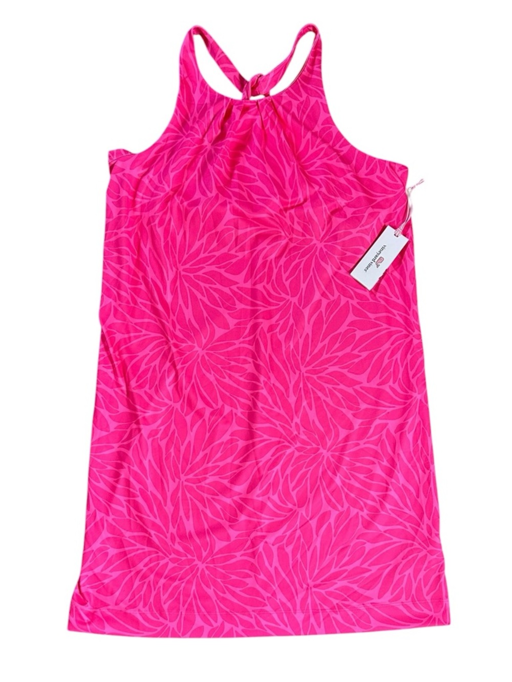 VINEYARD VINES Knockout Pink In Full Bloom Sankaty Swing Dress Sz Small - NWT! - Picture 2 of 10